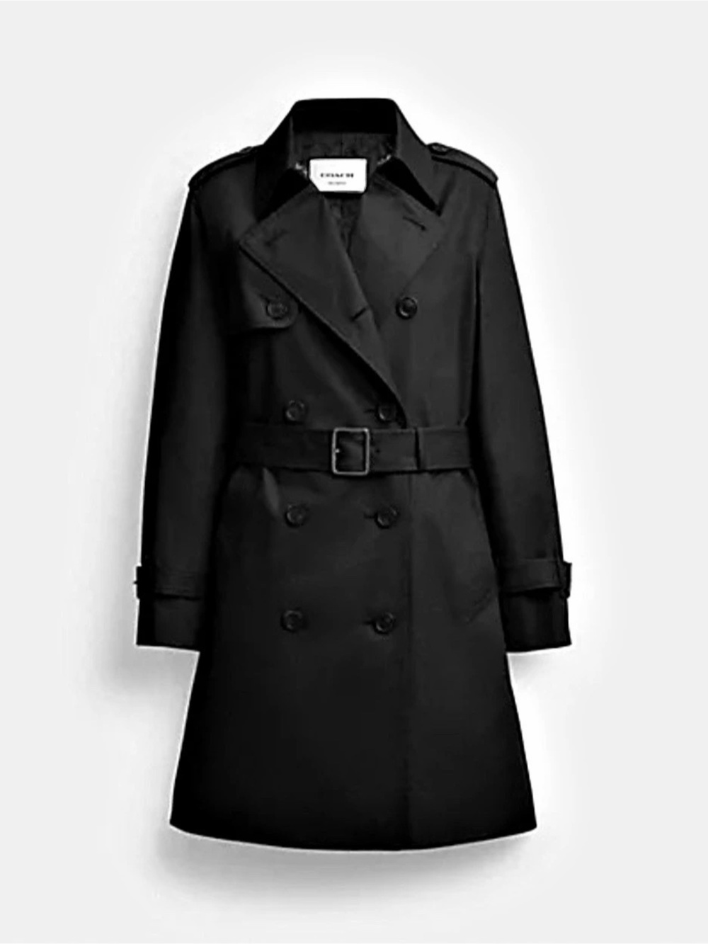 Coach The Trench Coat in Black Size Medium Men’s UNISEX